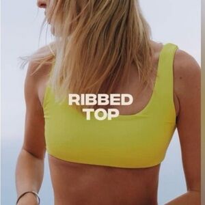 neon yellow bikini worn 2-3x